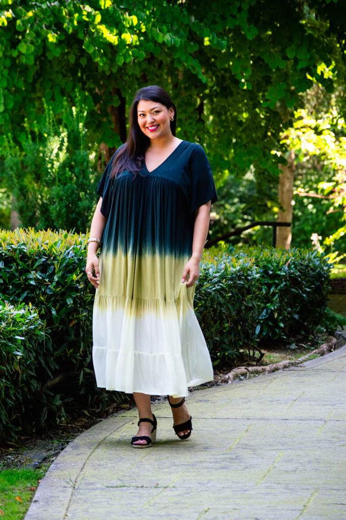 Empress Dress, Black Dip-Dye - Image 2