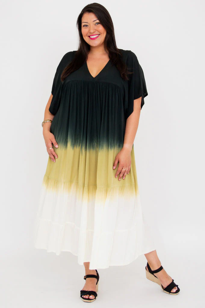 Empress Dress, Black Dip-Dye - Image 6