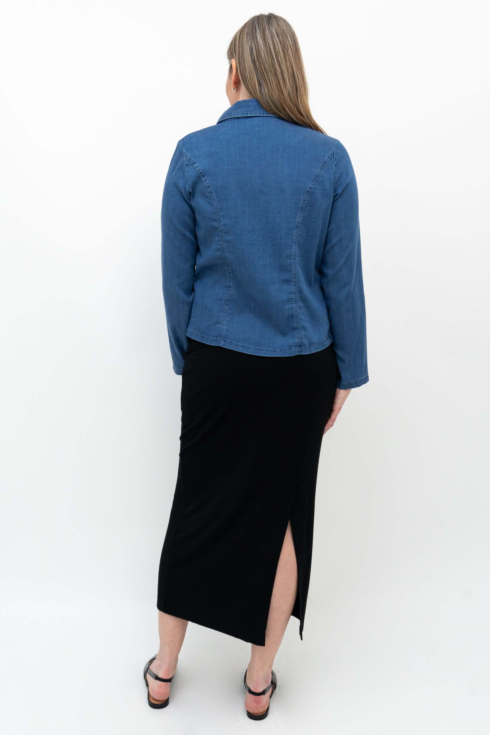 Eva Skirt, Black, Bamboo - Image 5