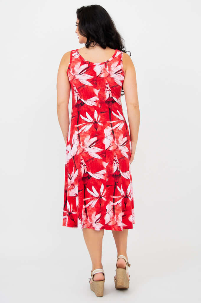 Evangelina Dress, Passion, Bamboo - Image 5