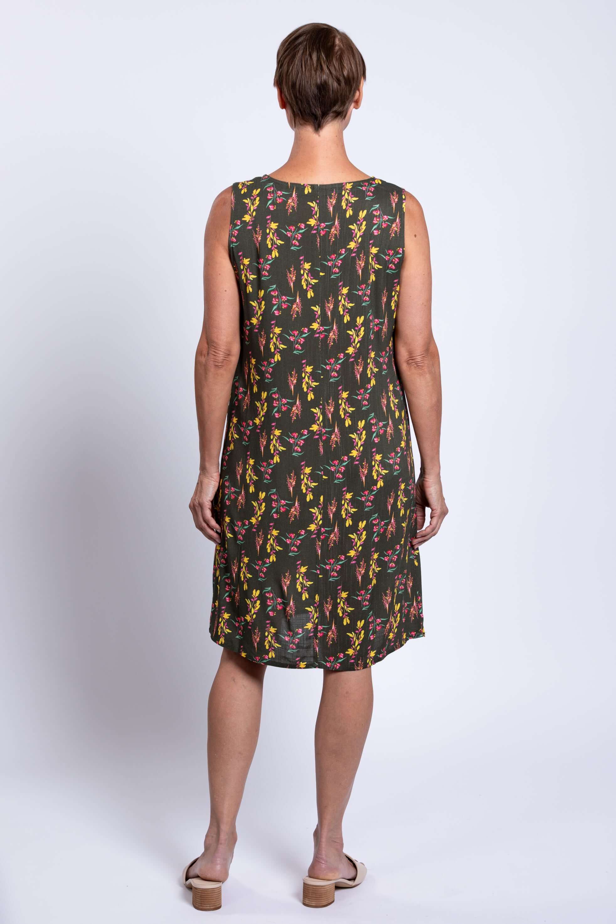 Felicia Dress, Wonder, Linen Bamboo - Image 5