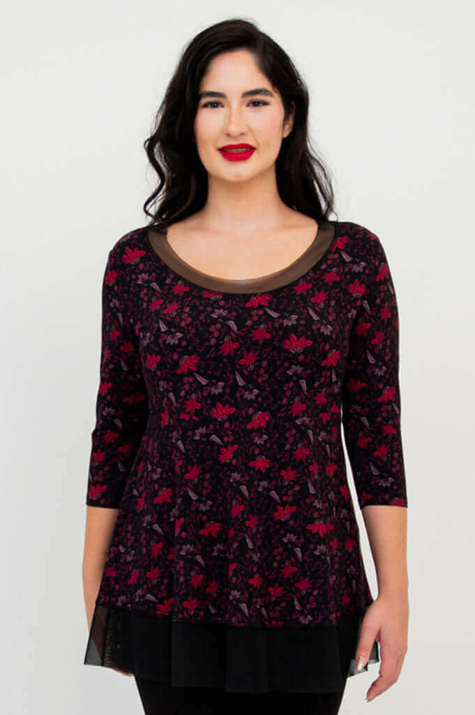Flora Top, Red Life, Bamboo - Final Sale - Image 4