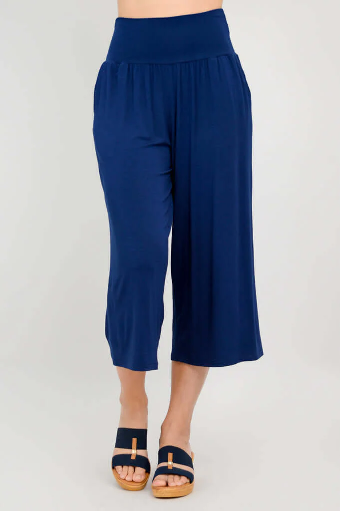 Gaylene Capri, Indigo, Bamboo - Image 3