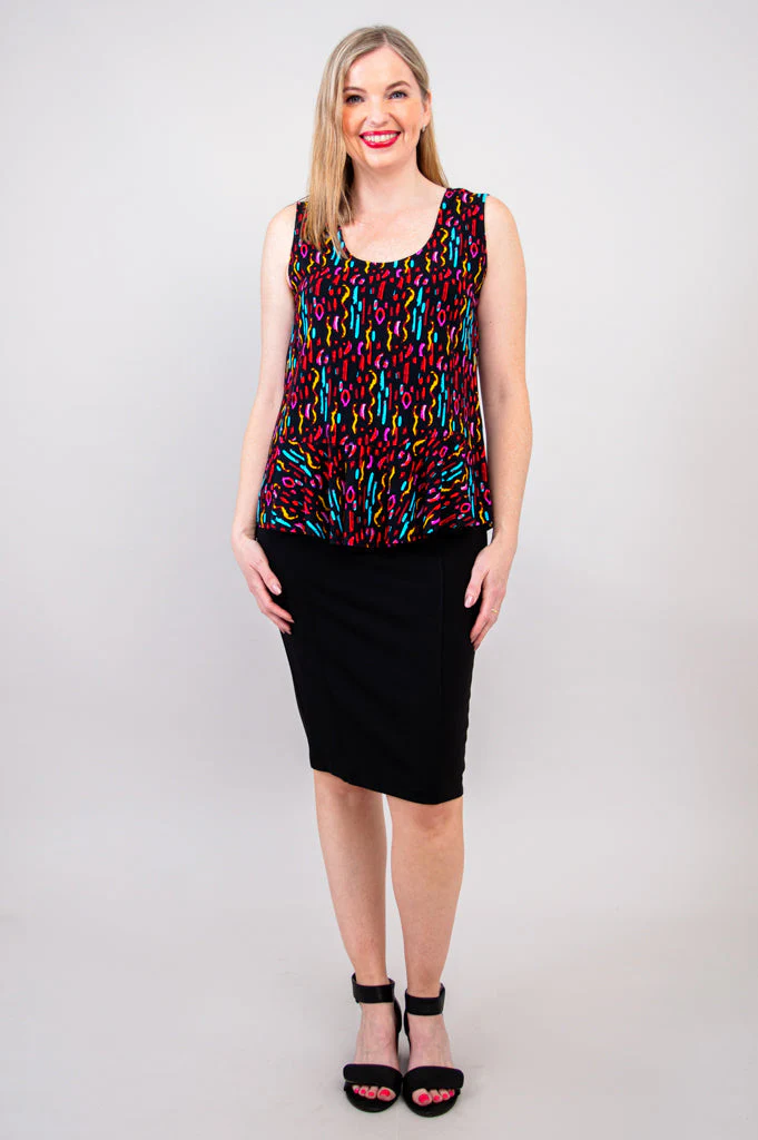 Ginny Tank, Conga, Linen Bamboo - Final Sale - Image 3