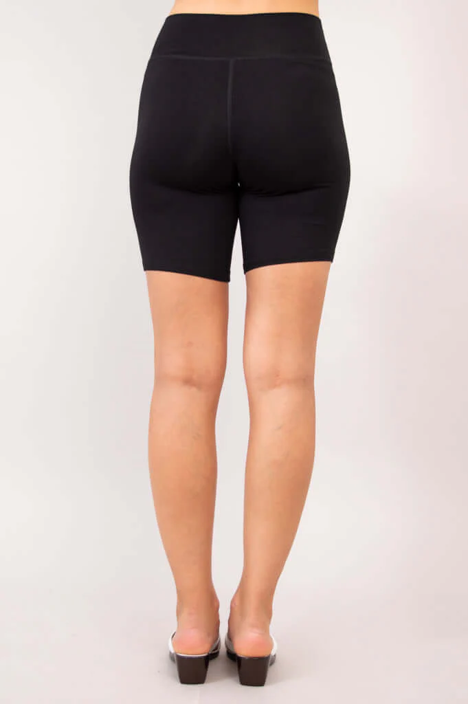 Hallie Shorts, Black, Bamboo - Image 5