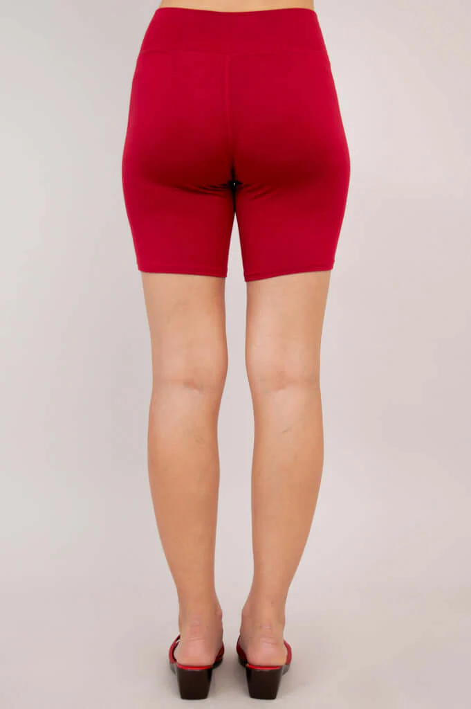 Hallie Shorts, Lipstick, Bamboo - Image 4