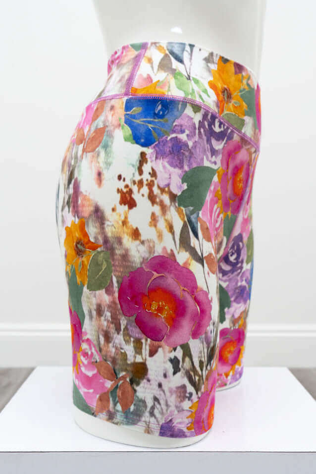 Hallie Shorts, Pink Bouquet, Bamboo - Image 2