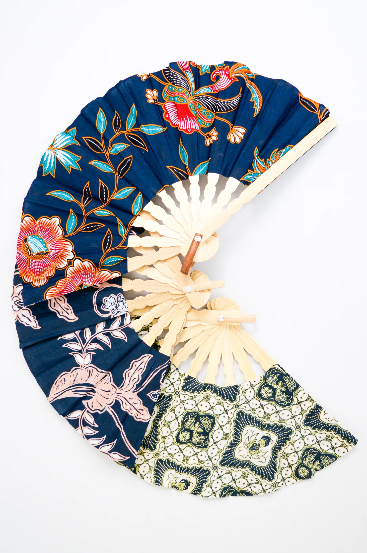 Handmade Fans, Assorted Colors - Image 5