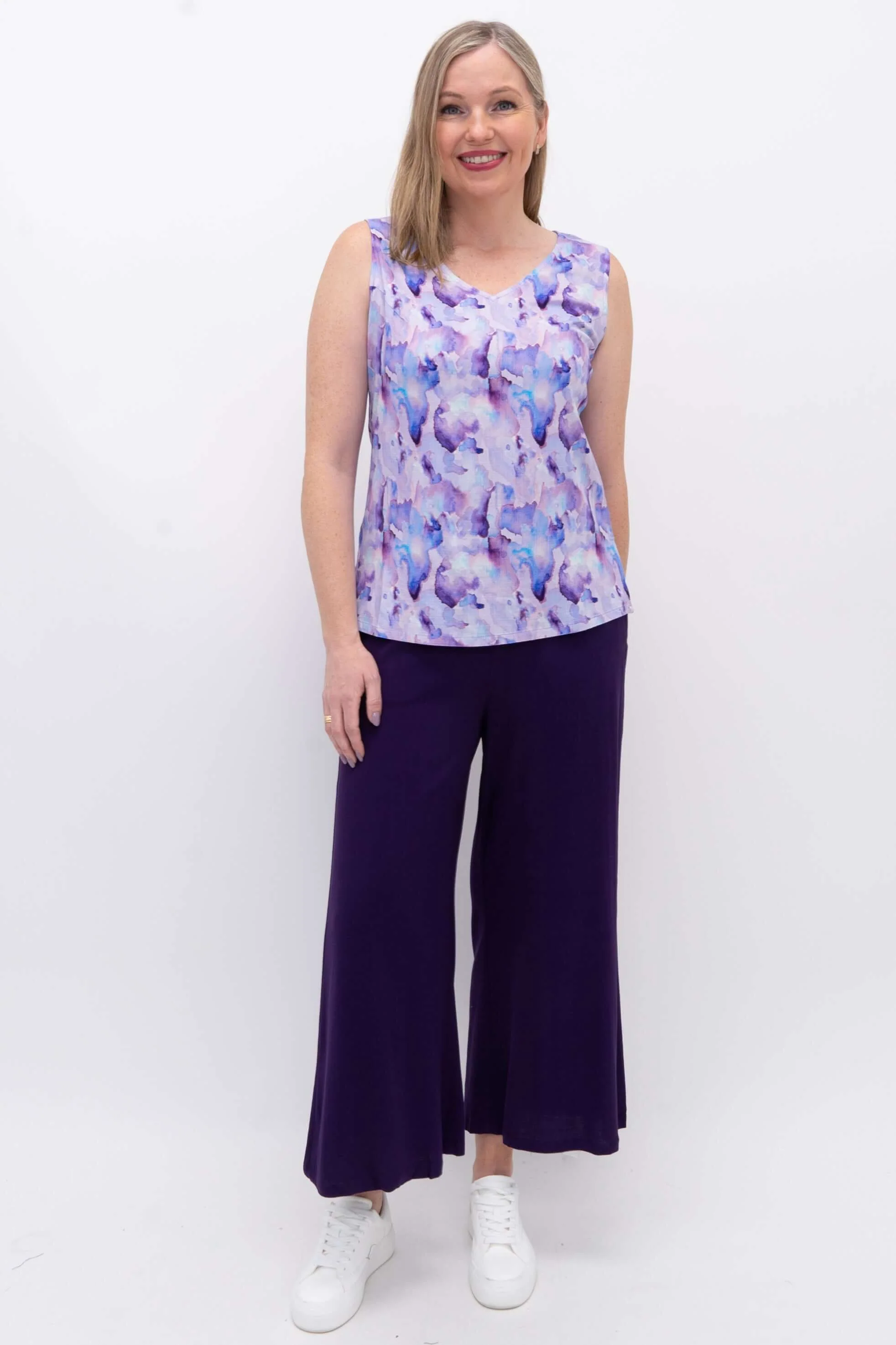 Hannah Tank, Grace, Linen Bamboo - Image 3