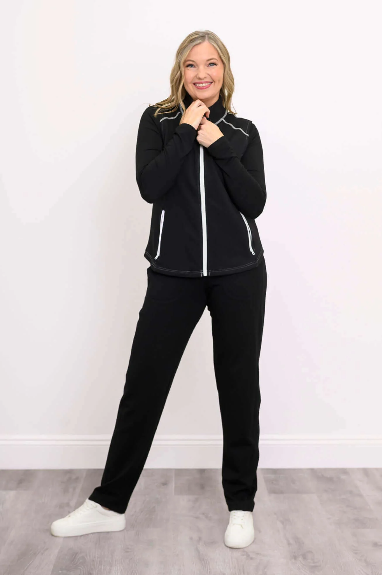 Hartford Vest, Black, Bamboo Fleece - Image 5
