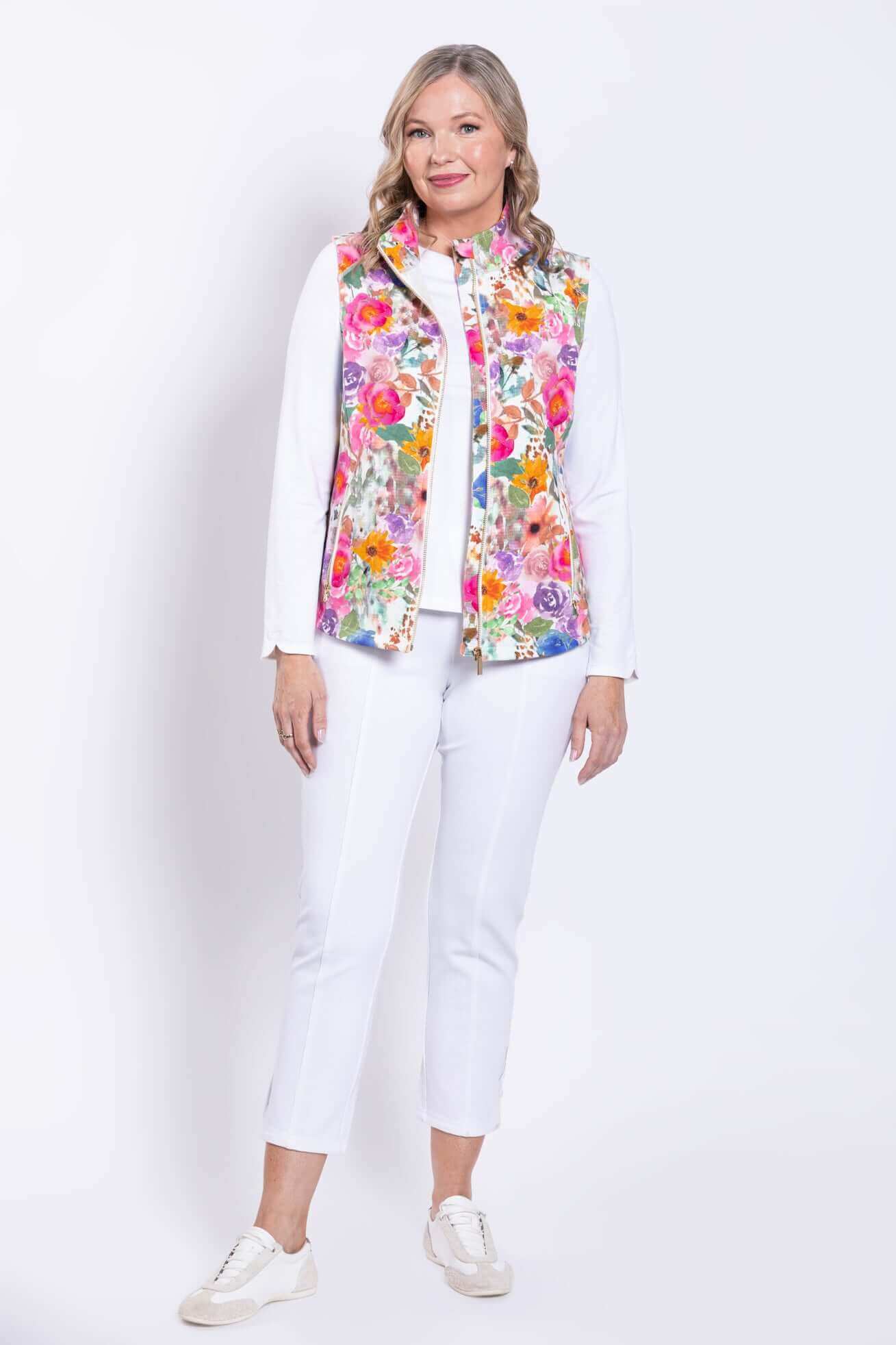 Hartford Vest, Pink Bouquet, Cotton - Image 5