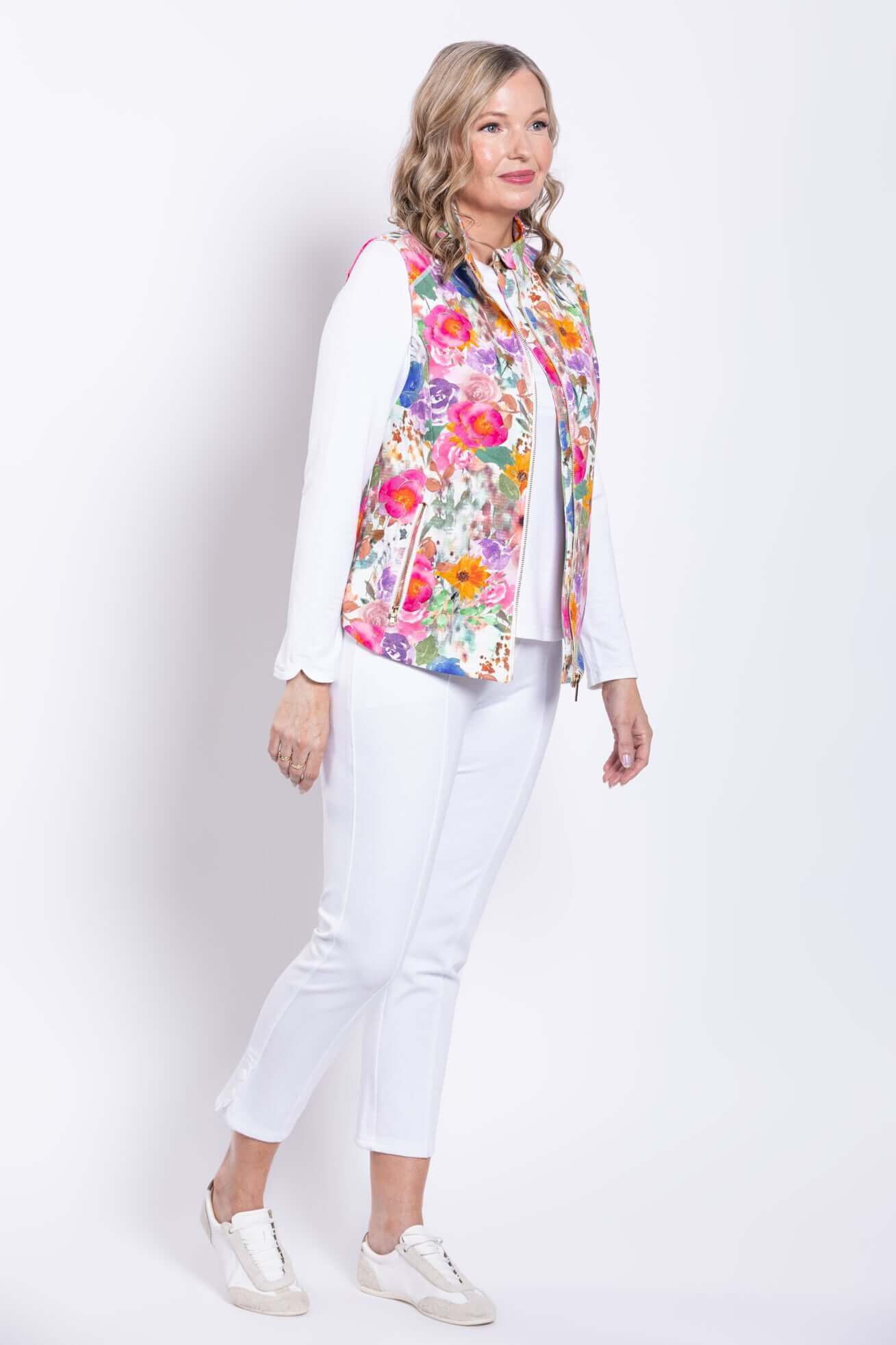 Hartford Vest, Pink Bouquet, Cotton - Image 6