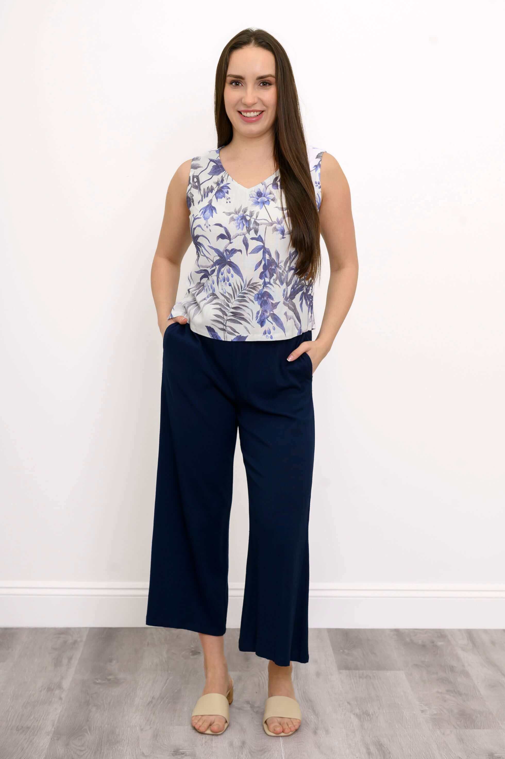 Havana Tank, Peri Palm, Linen Bamboo - Image 2