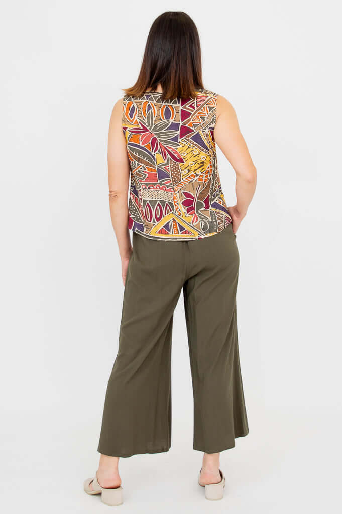 Havana Tank, Tropikal, Linen Bamboo - Image 5