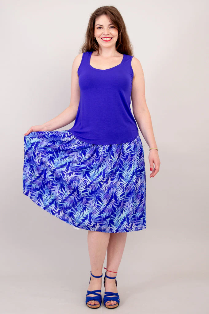 Hazel Skirt, Palma, Linen Bamboo - Final Sale - Image 4