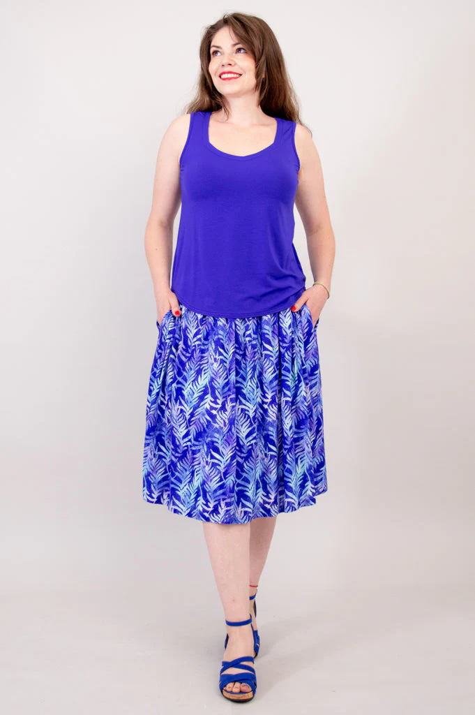 Hazel Skirt, Palma, Linen Bamboo - Final Sale - Image 5