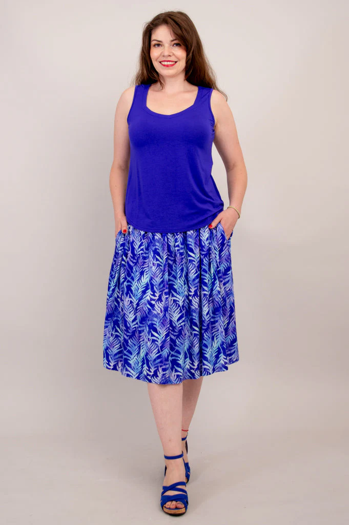 Hazel Skirt, Palma, Linen Bamboo - Final Sale - Image 6
