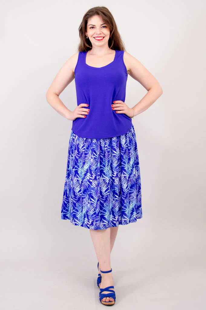 Hazel Skirt, Palma, Linen Bamboo - Final Sale - Image 7