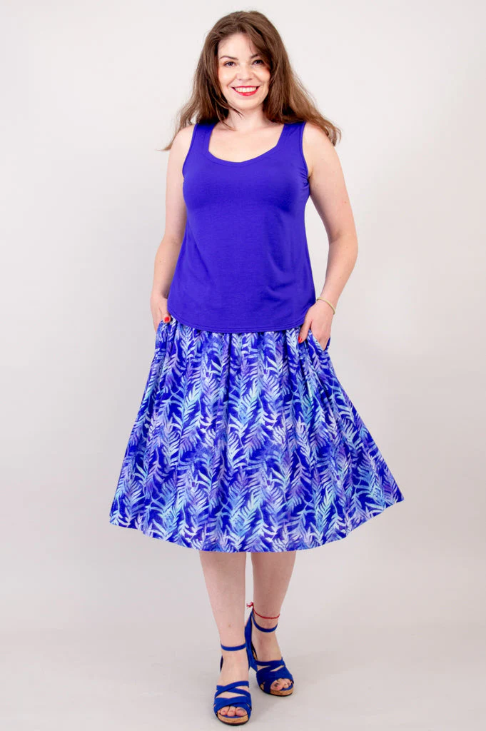 Hazel Skirt, Palma, Linen Bamboo - Final Sale - Image 8