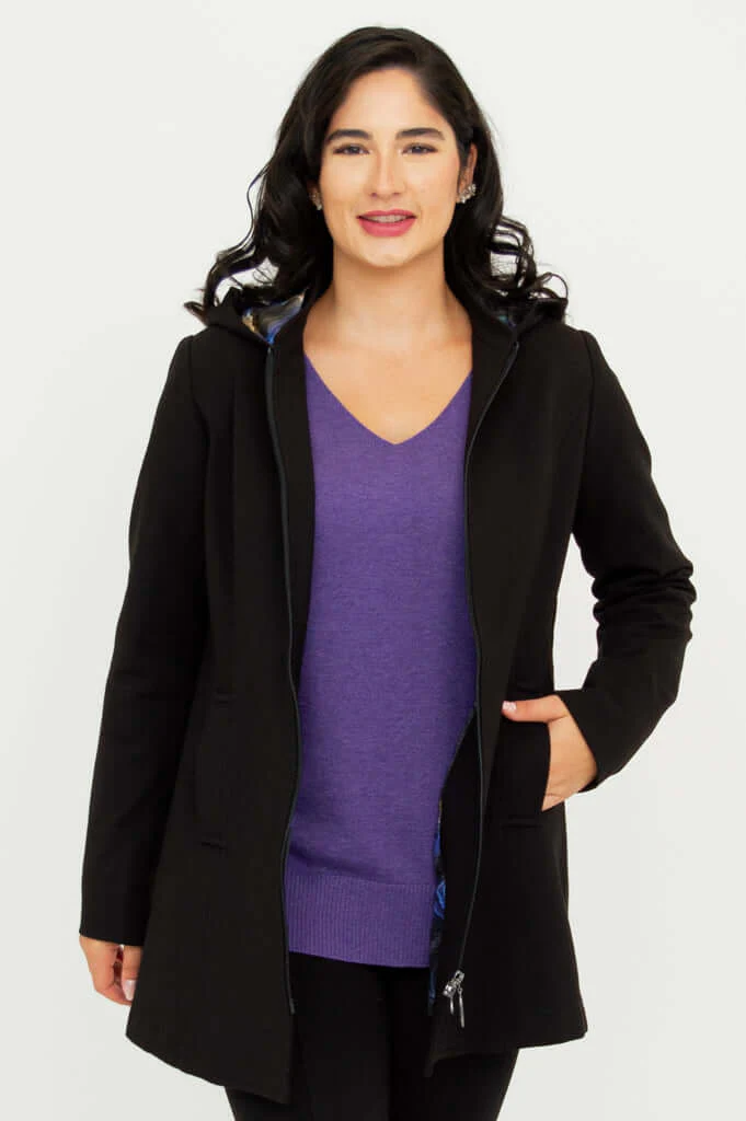 Highlands Coat, Black, Modal - Image 2