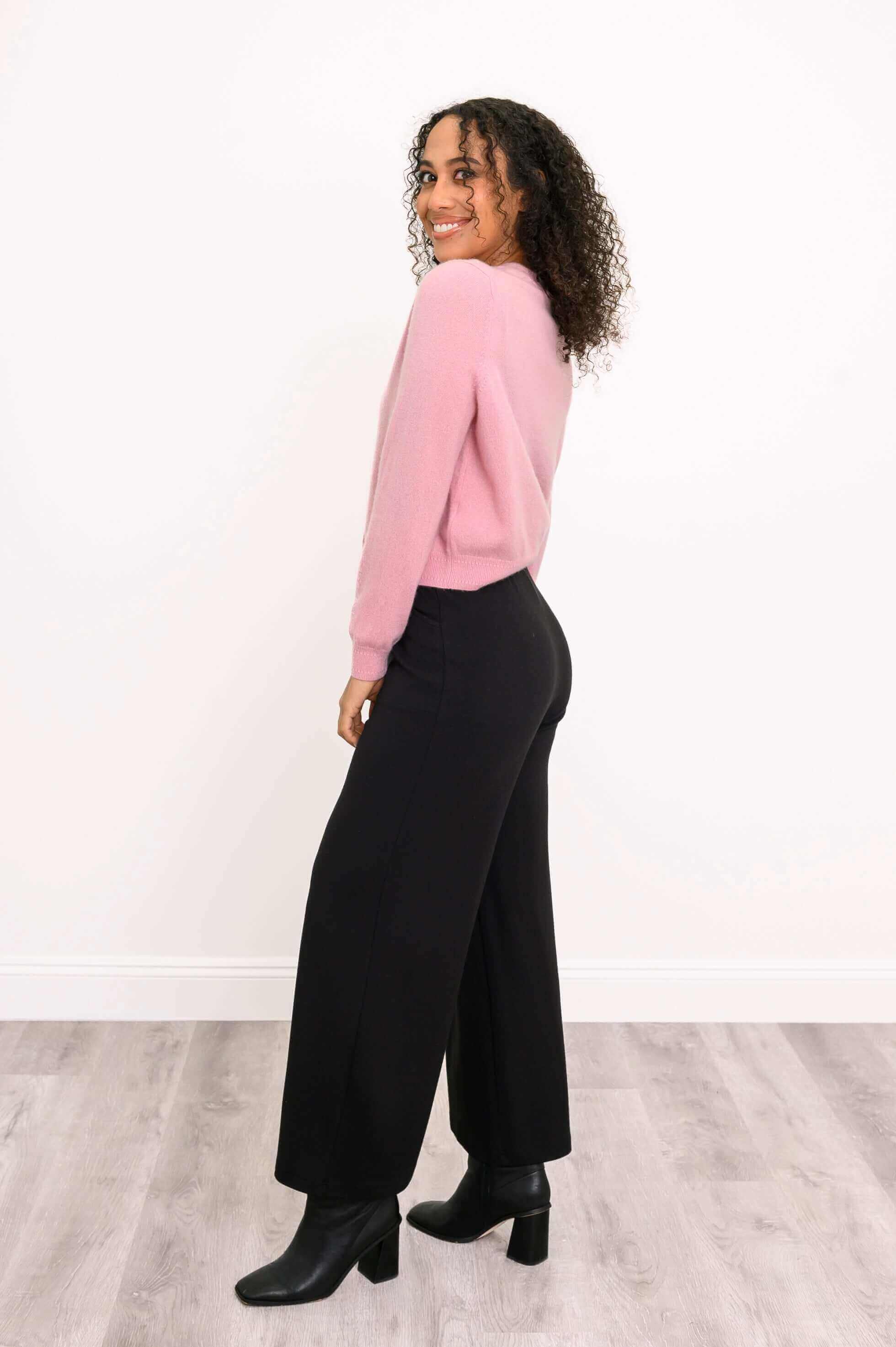 Isabella Cardigan, Rose Madder, Cashmere - Image 2