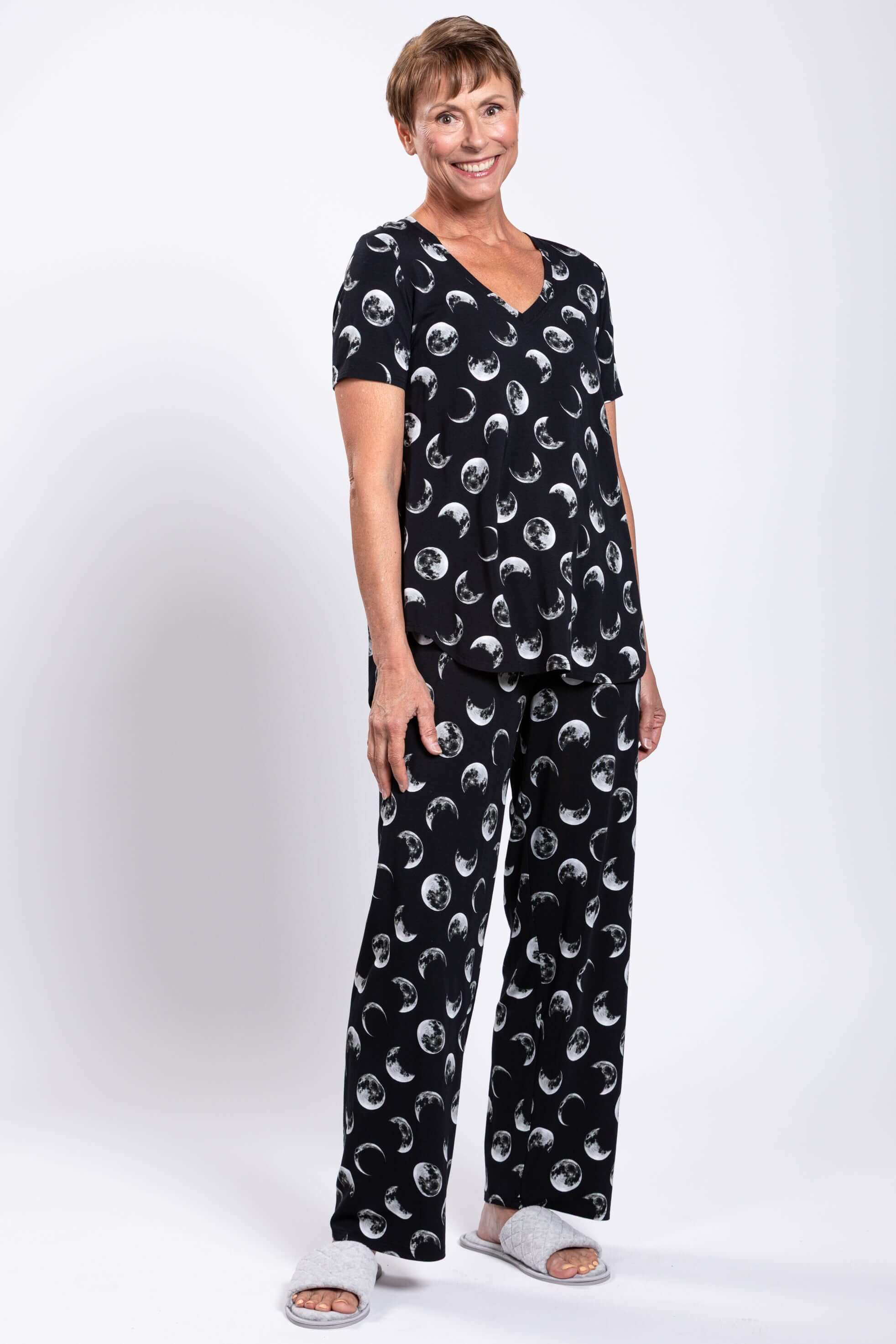 Jackie S/S Top, Moonstruck, Bamboo - Image 4