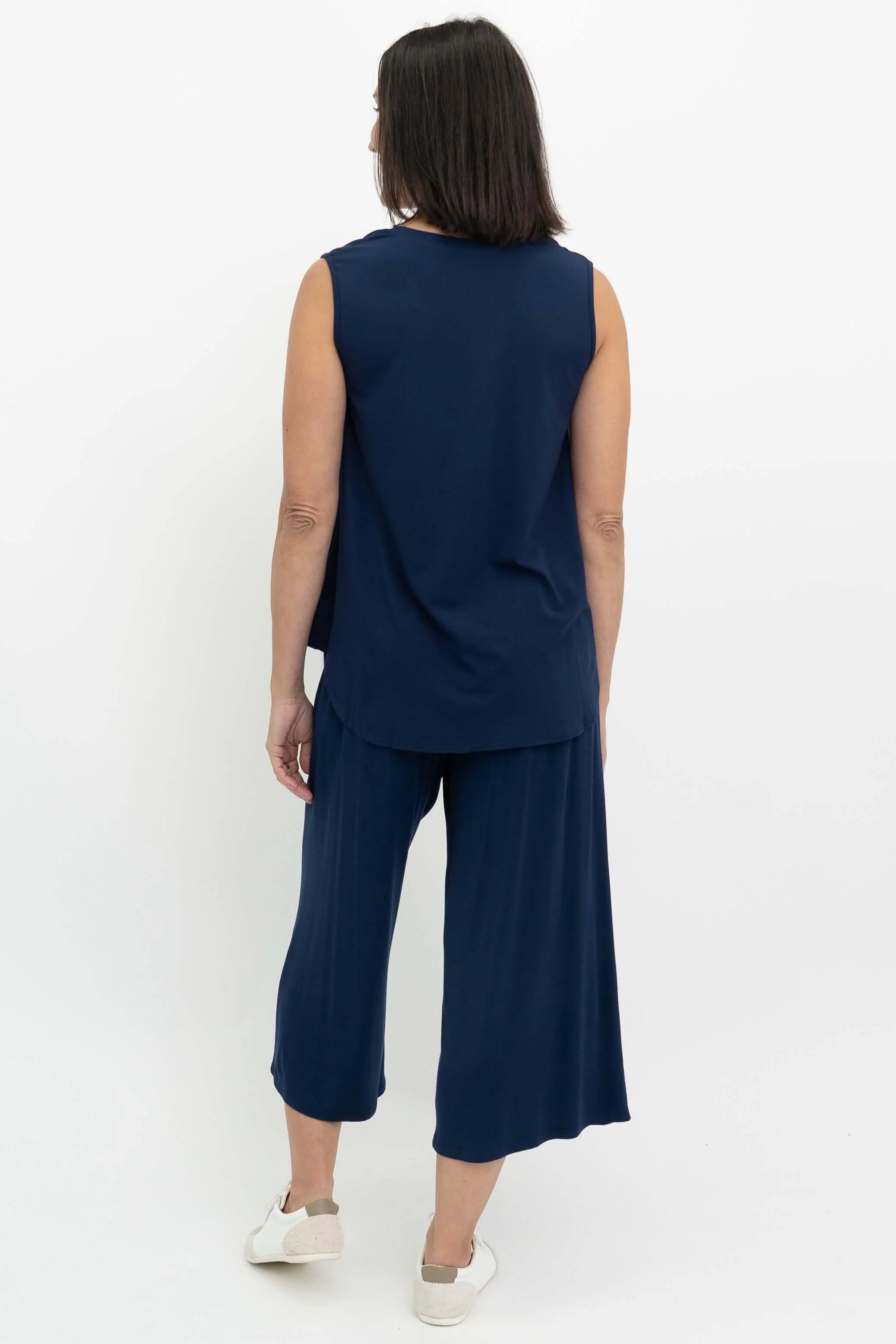 Jackie Tank, Indigo, Bamboo - Image 4
