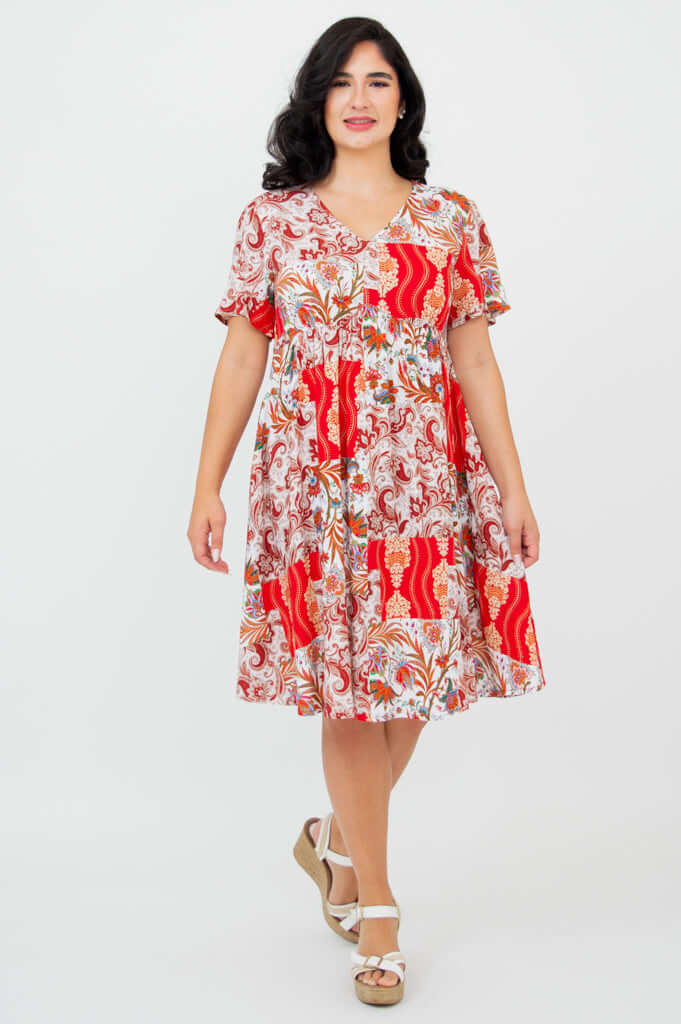 Jade Dress, Charm, Linen Bamboo - Final Sale