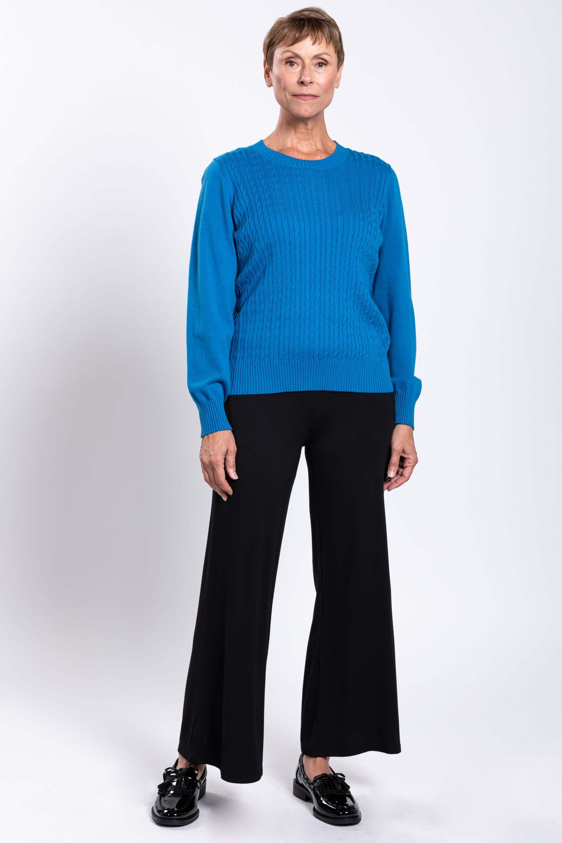 Jala Sweater, Denim, Cotton - Image 3
