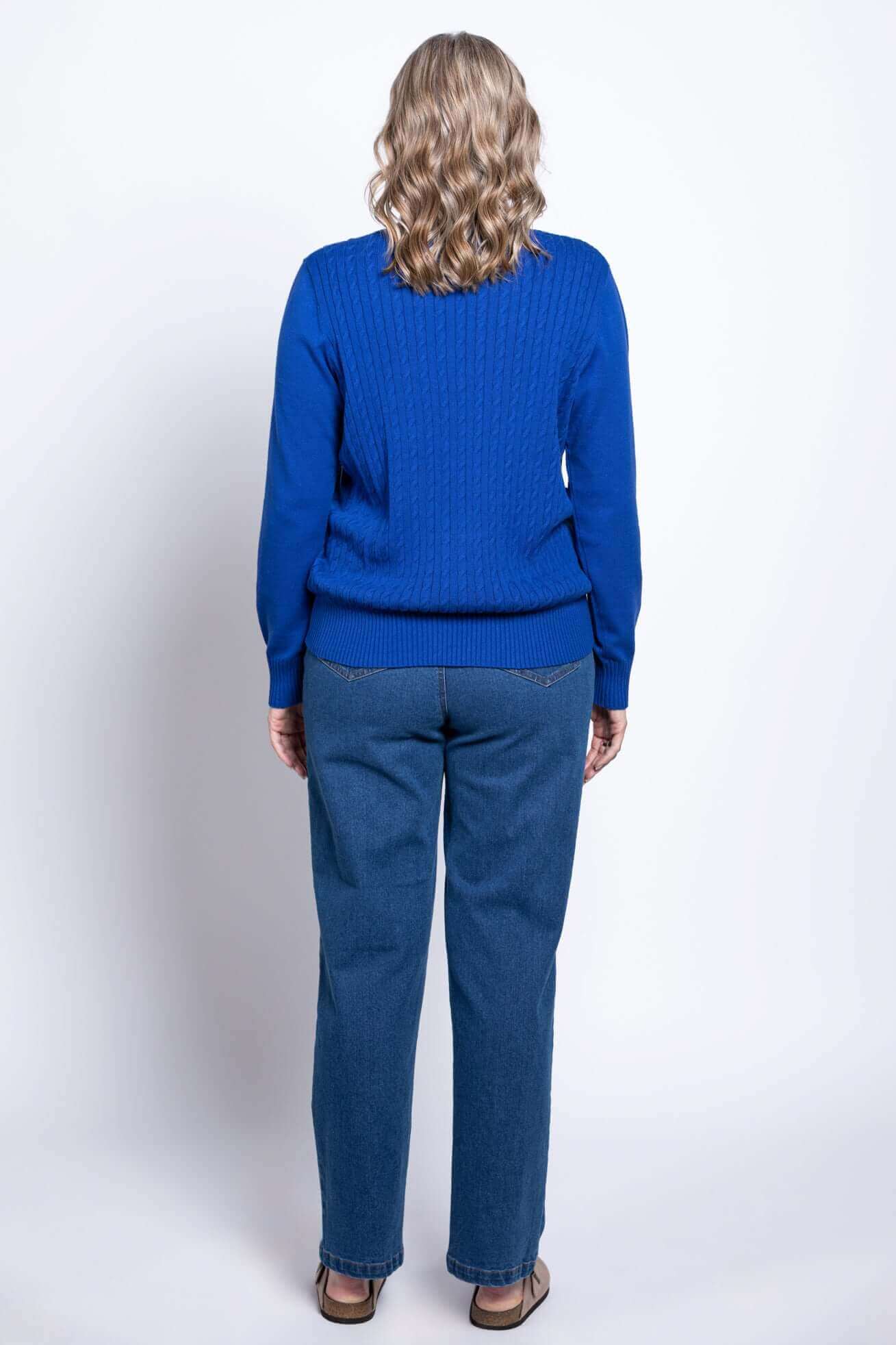 Jala Sweater, Light Blue, Cotton - Image 4