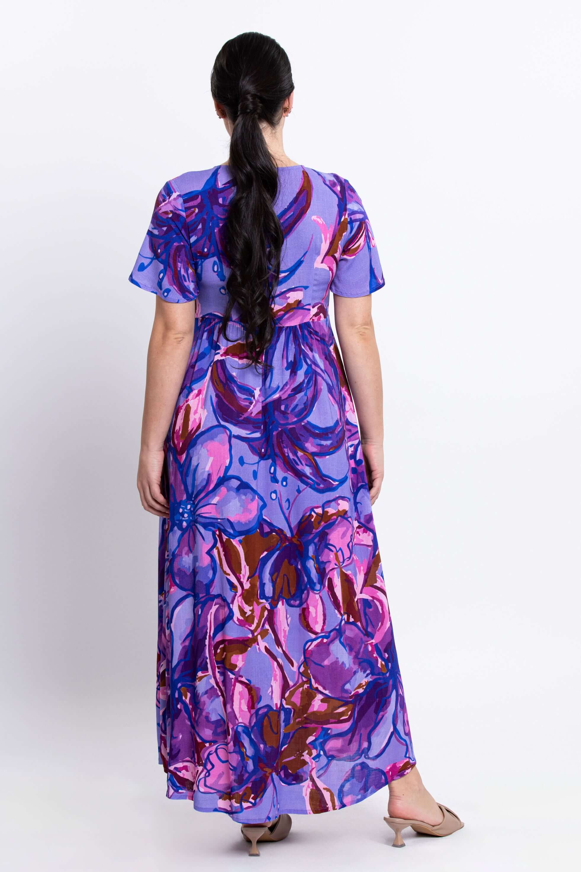 Jane Dress, Lily Love, Linen Bamboo - Image 4