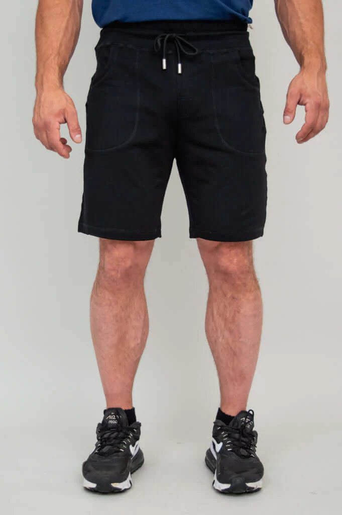 Jason Shorts, Black, Cotton - Image 3
