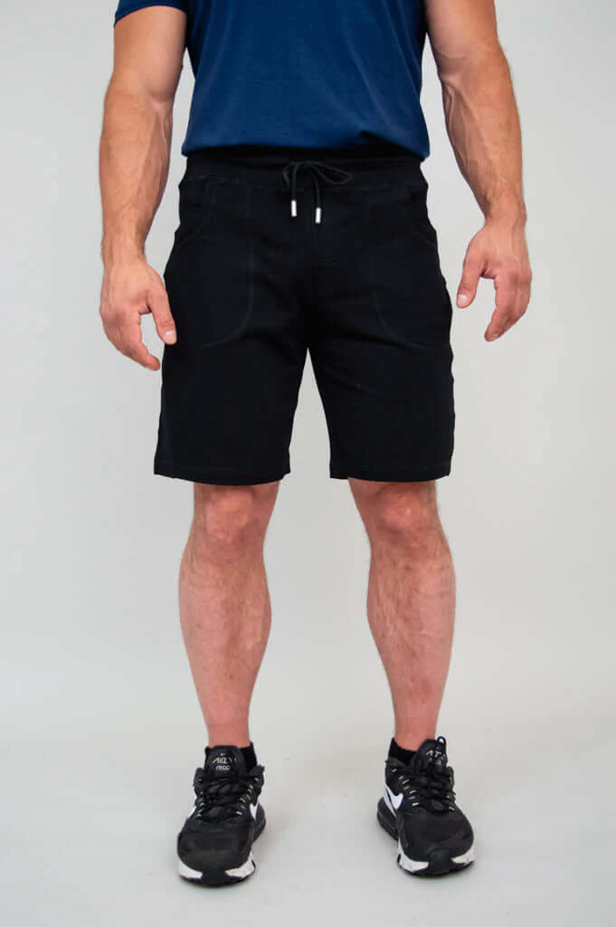 Jason Shorts, Black, Cotton - Image 4