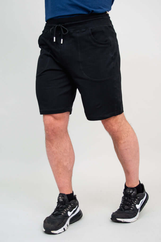 Jason Shorts, Black, Cotton - Image 5