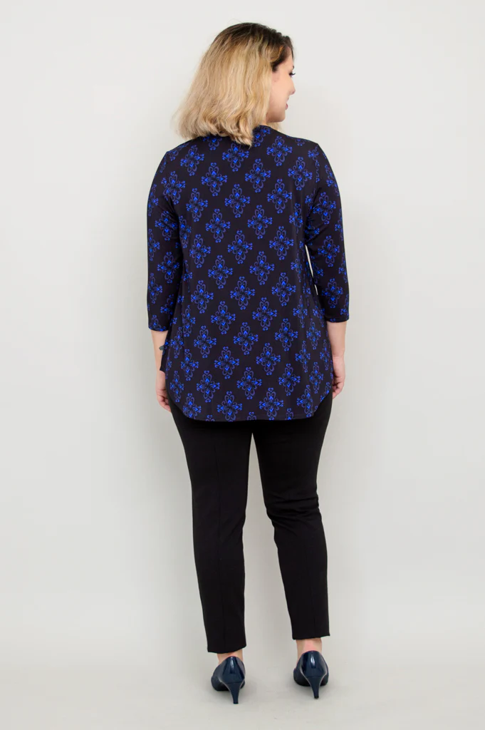 Jazz 3/4 Top, Blue French, Bamboo - Final Sale - Image 10