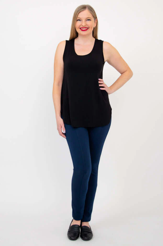 Jazz Tank, Black, Bamboo - Image 3