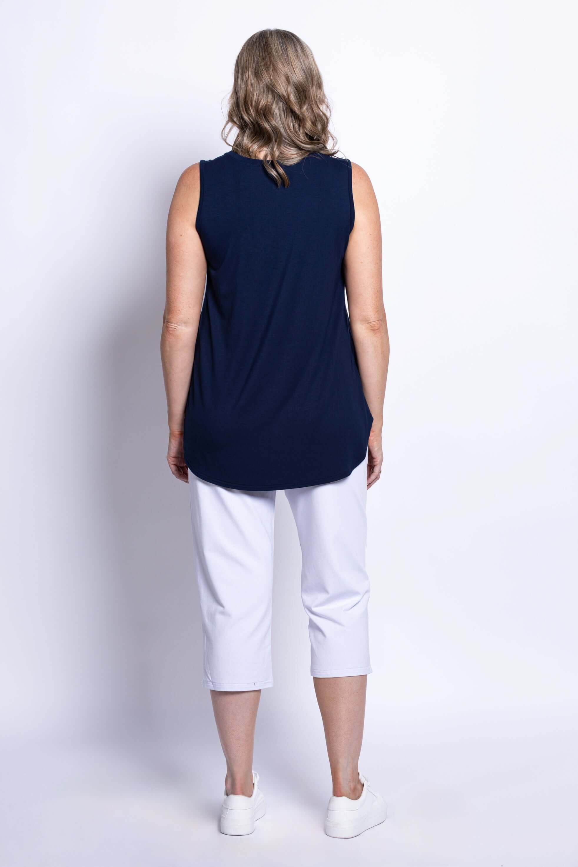 Jazz Tank, Indigo, Bamboo - Image 3