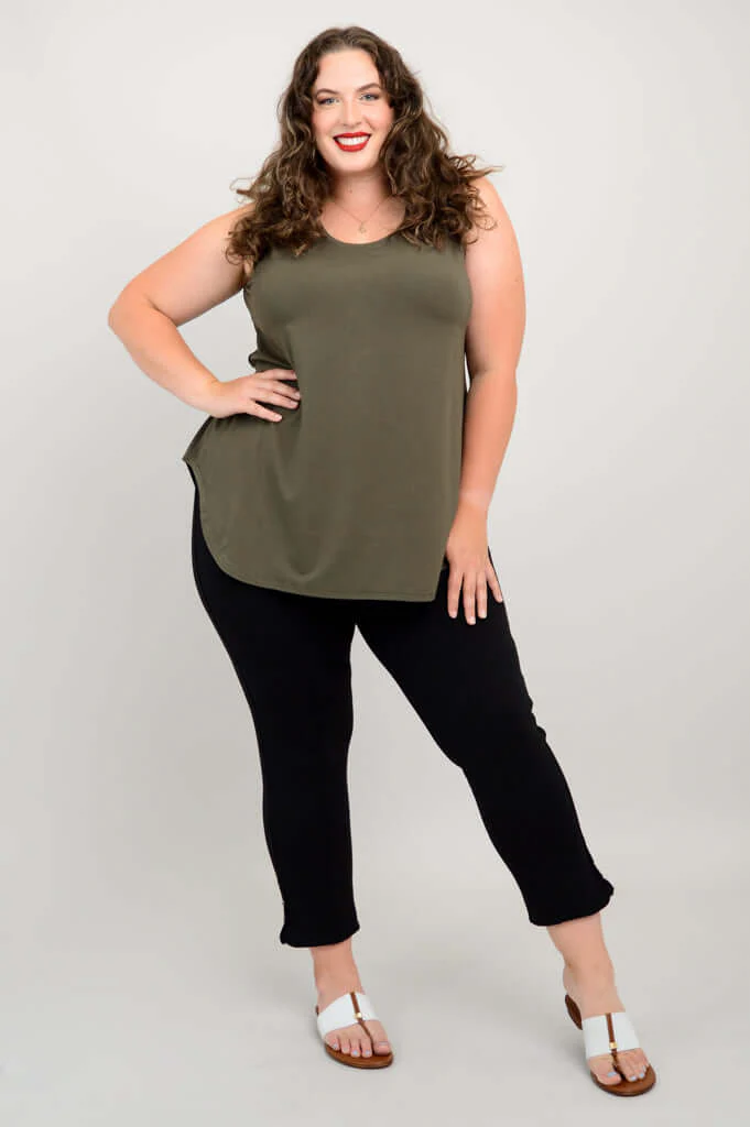 Jazz Tank, Khaki, Bamboo - Image 4