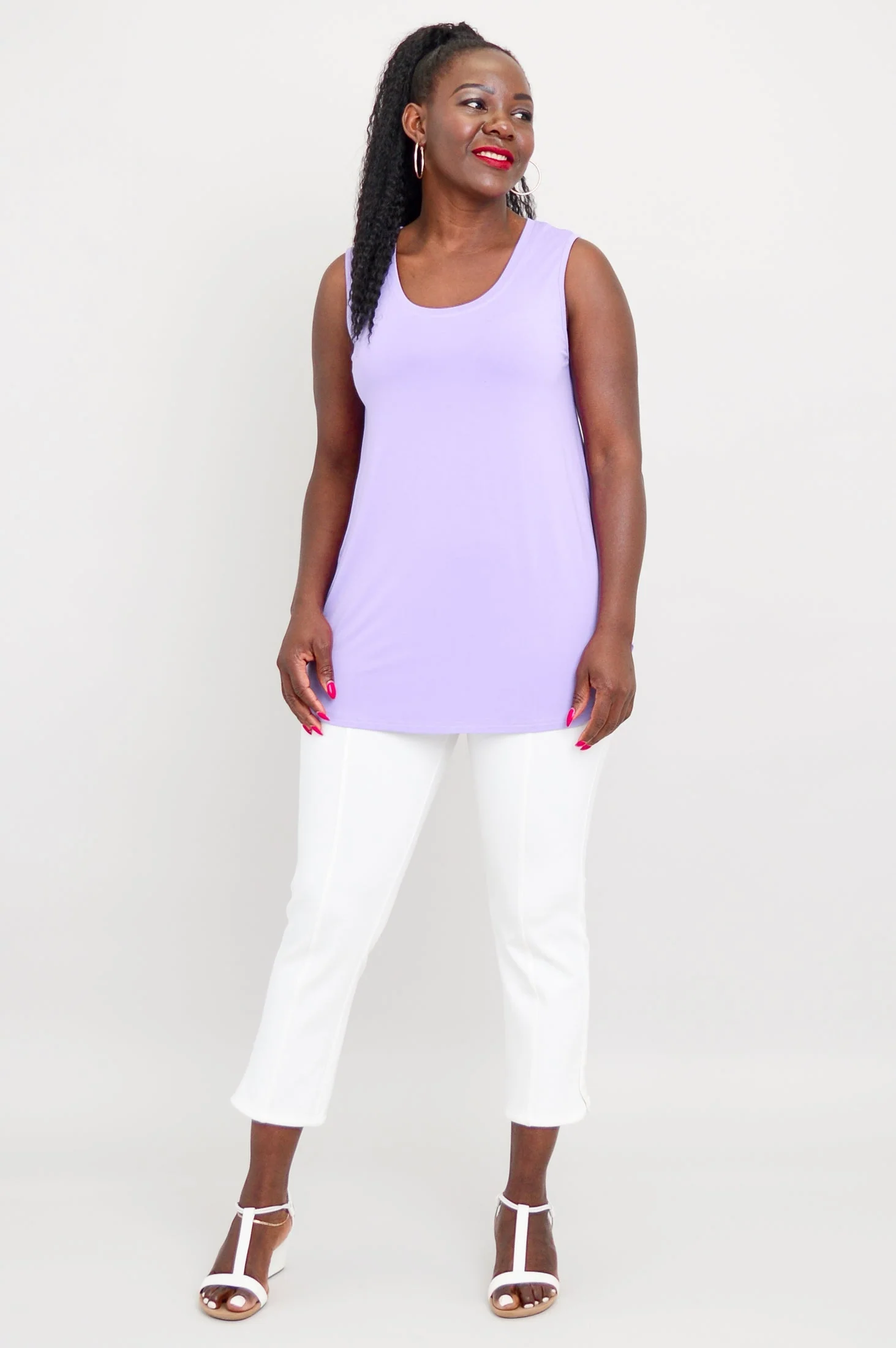 Jazz Tank, Lavender, Bamboo - Image 3