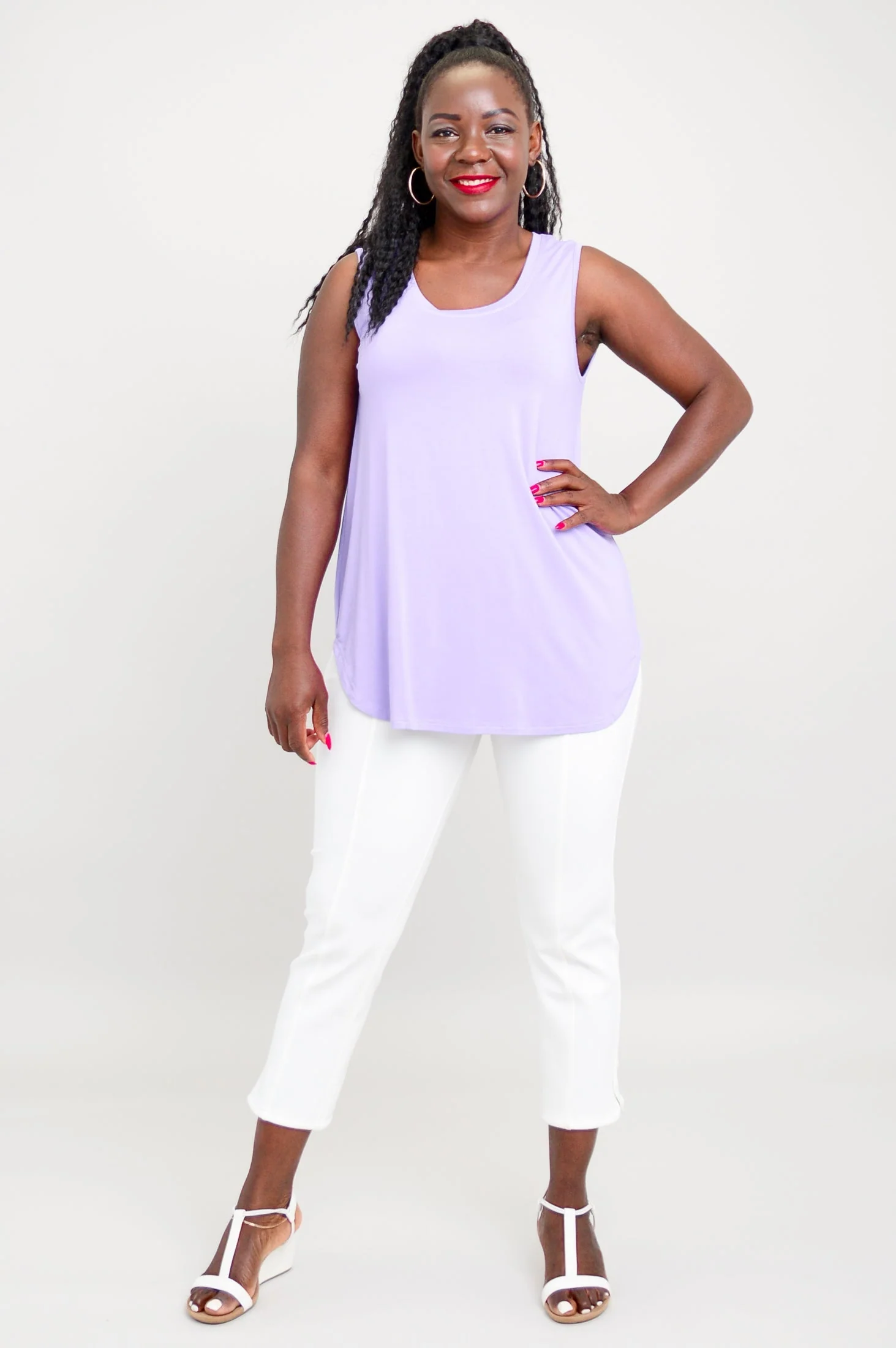Jazz Tank, Lavender, Bamboo - Image 5