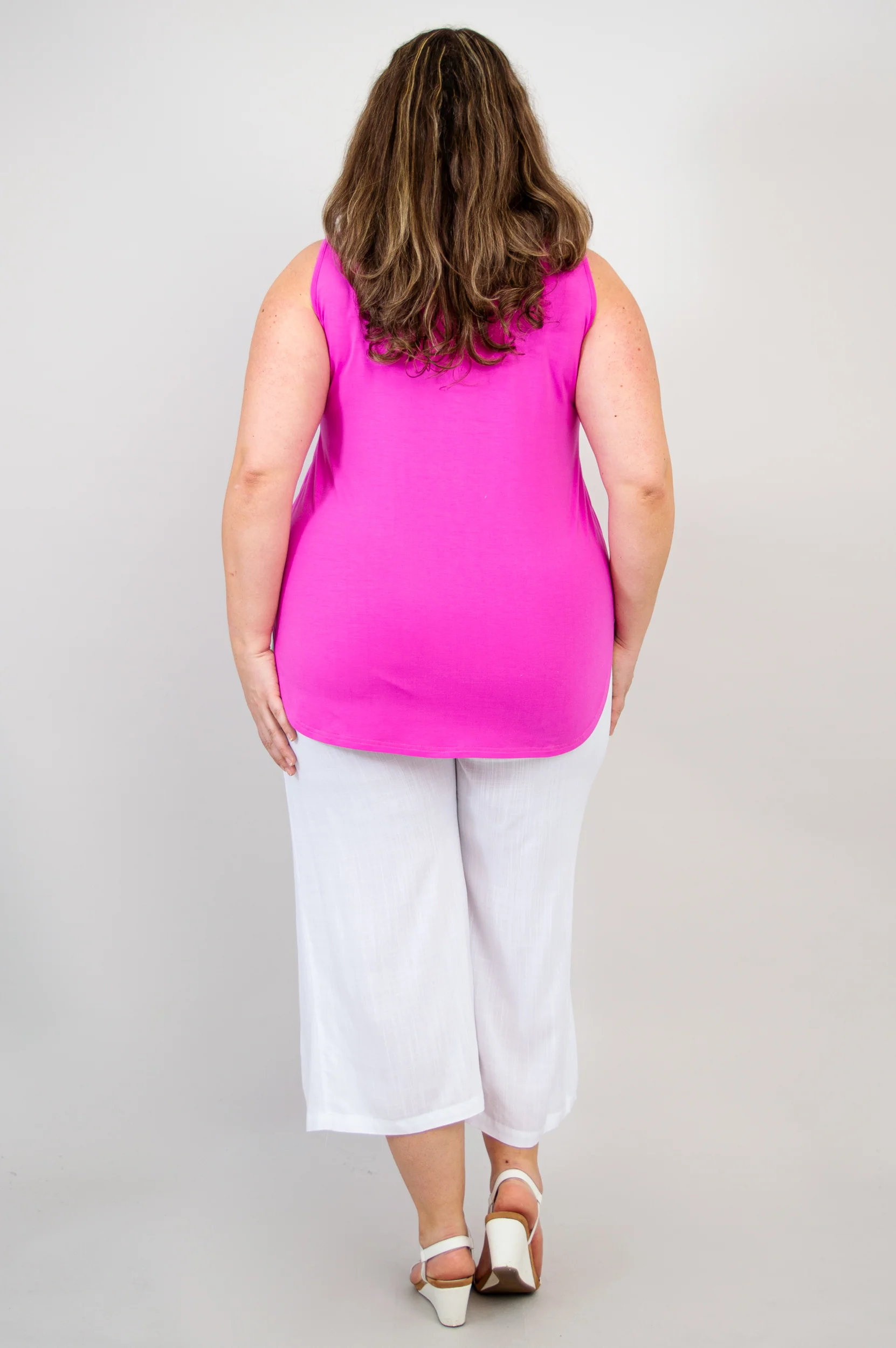 Jazz Tank, Pink, Bamboo -Final Sale - Image 6