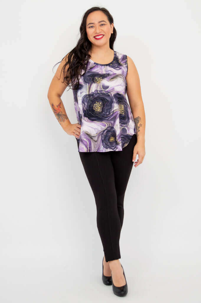 Jazz Tank, Popina, Bamboo - Final Sale - Image 2