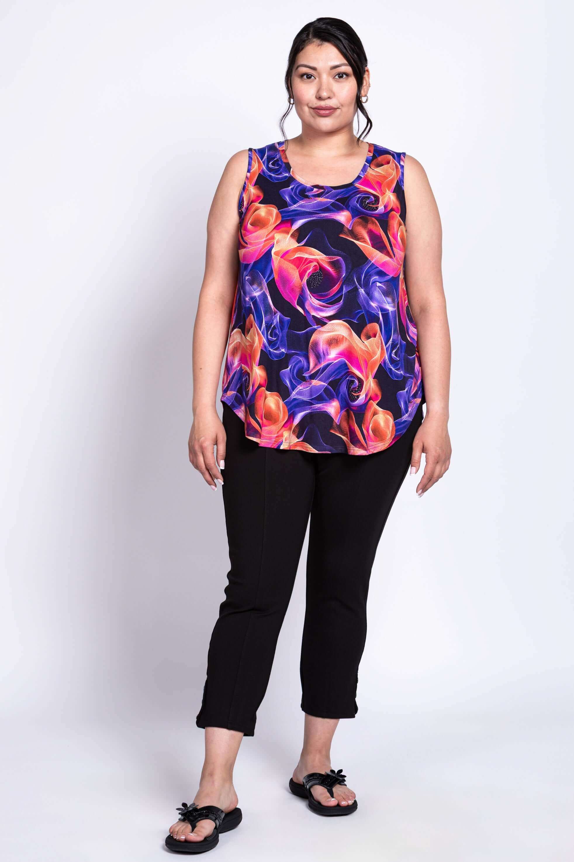 Jazz Tank, Violet Daze, Bamboo - Image 2