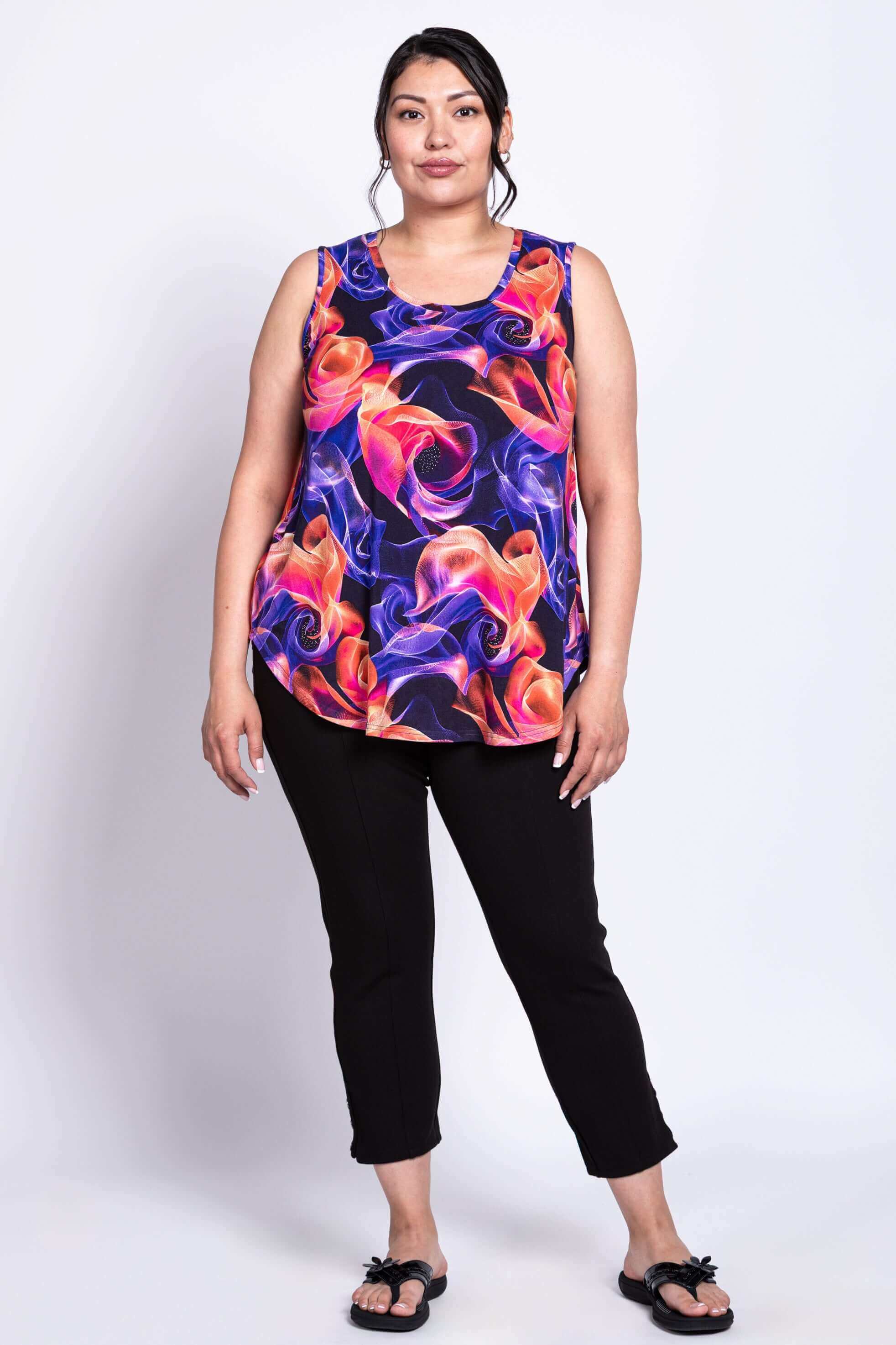 Jazz Tank, Violet Daze, Bamboo - Image 3