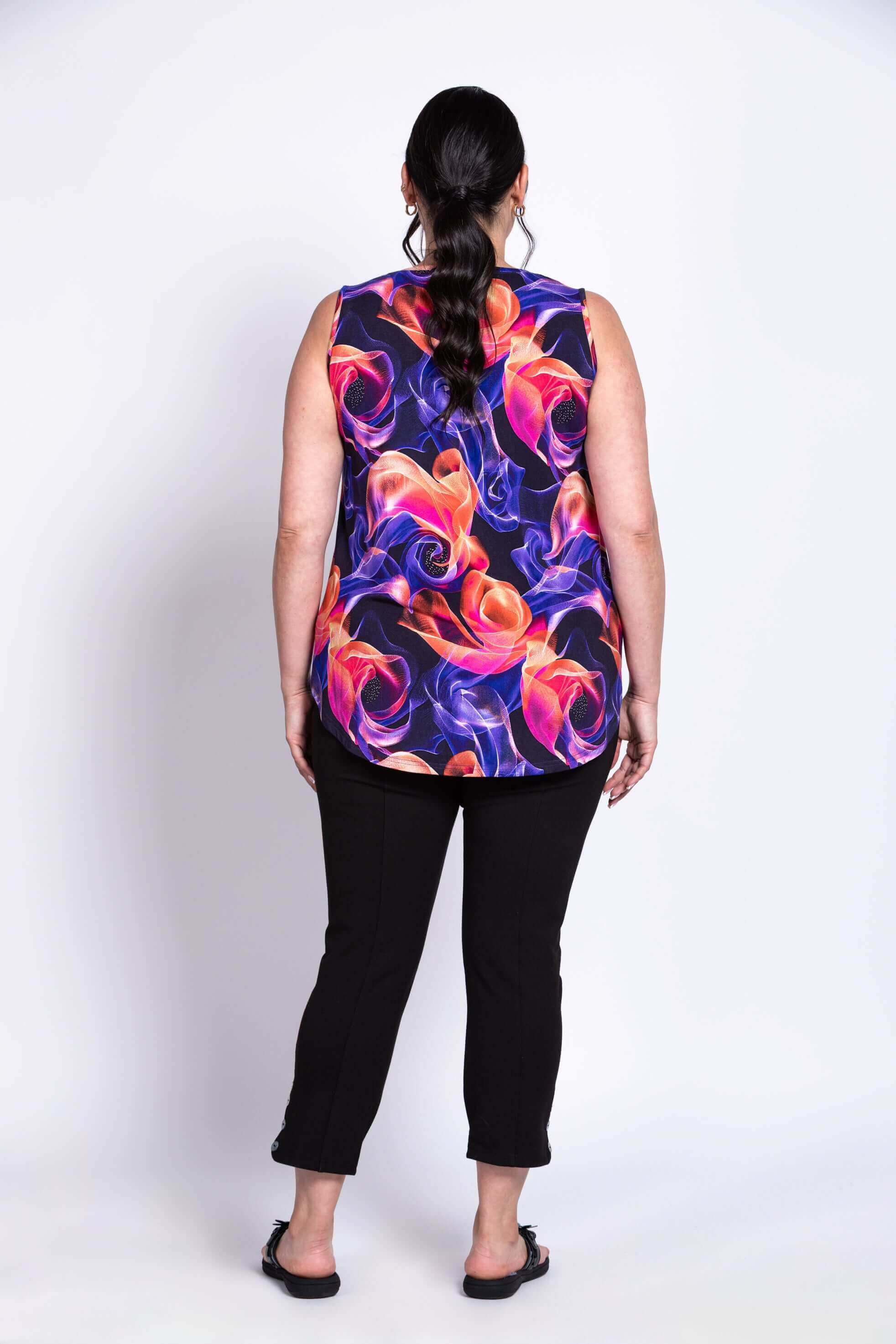 Jazz Tank, Violet Daze, Bamboo - Image 5