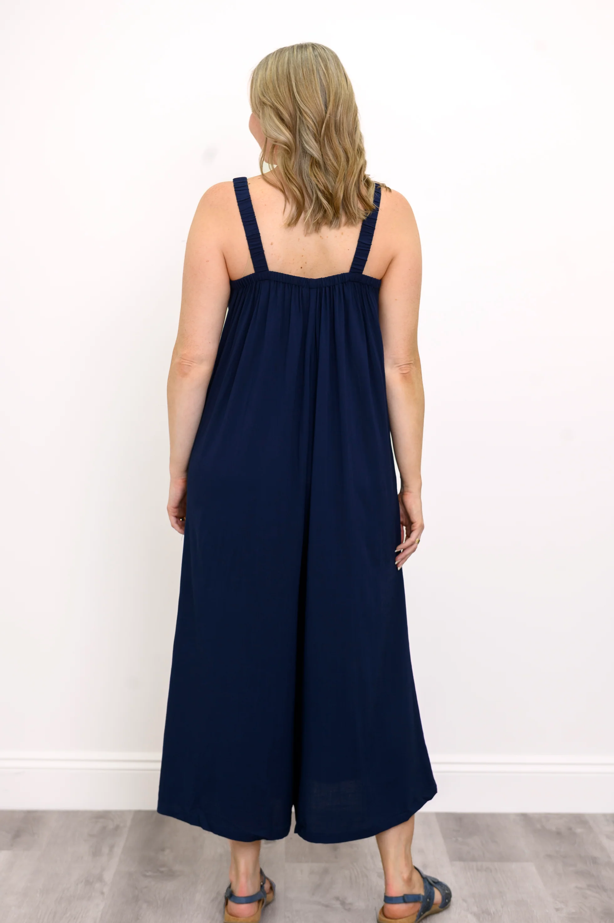 Joanna Jumpsuit, Indigo, Linen Bamboo - Image 5
