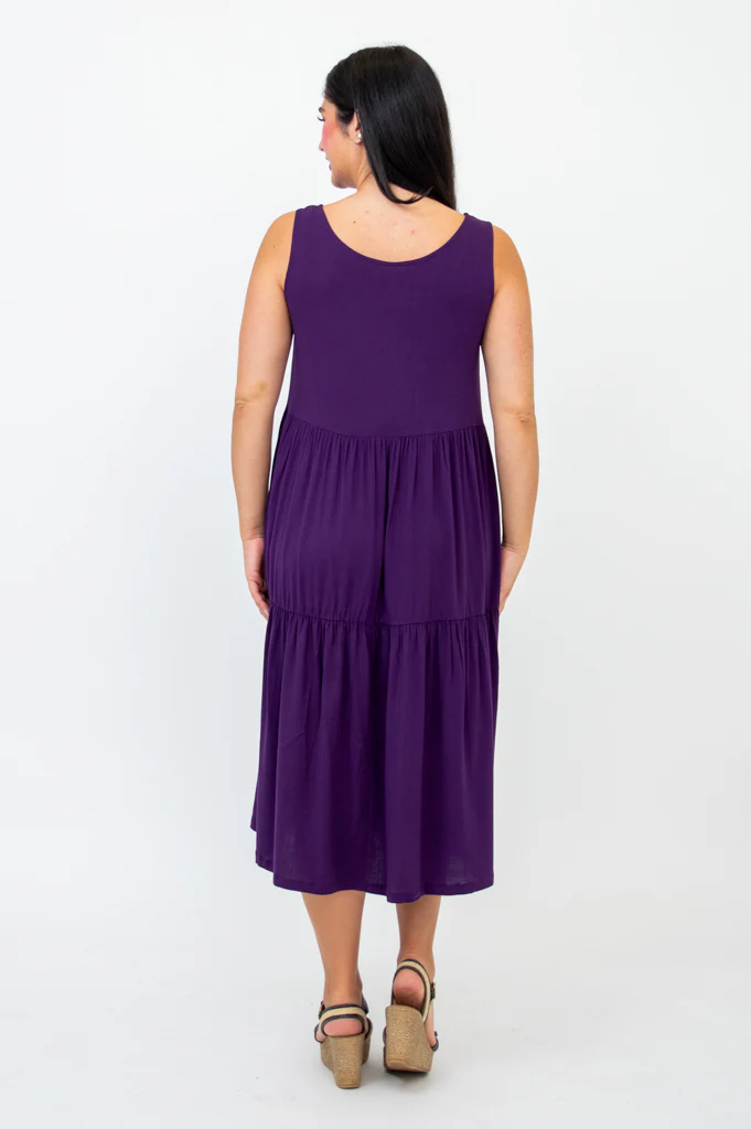 Juni Dress, Royale, Linen Bamboo - Final Sale - Image 7