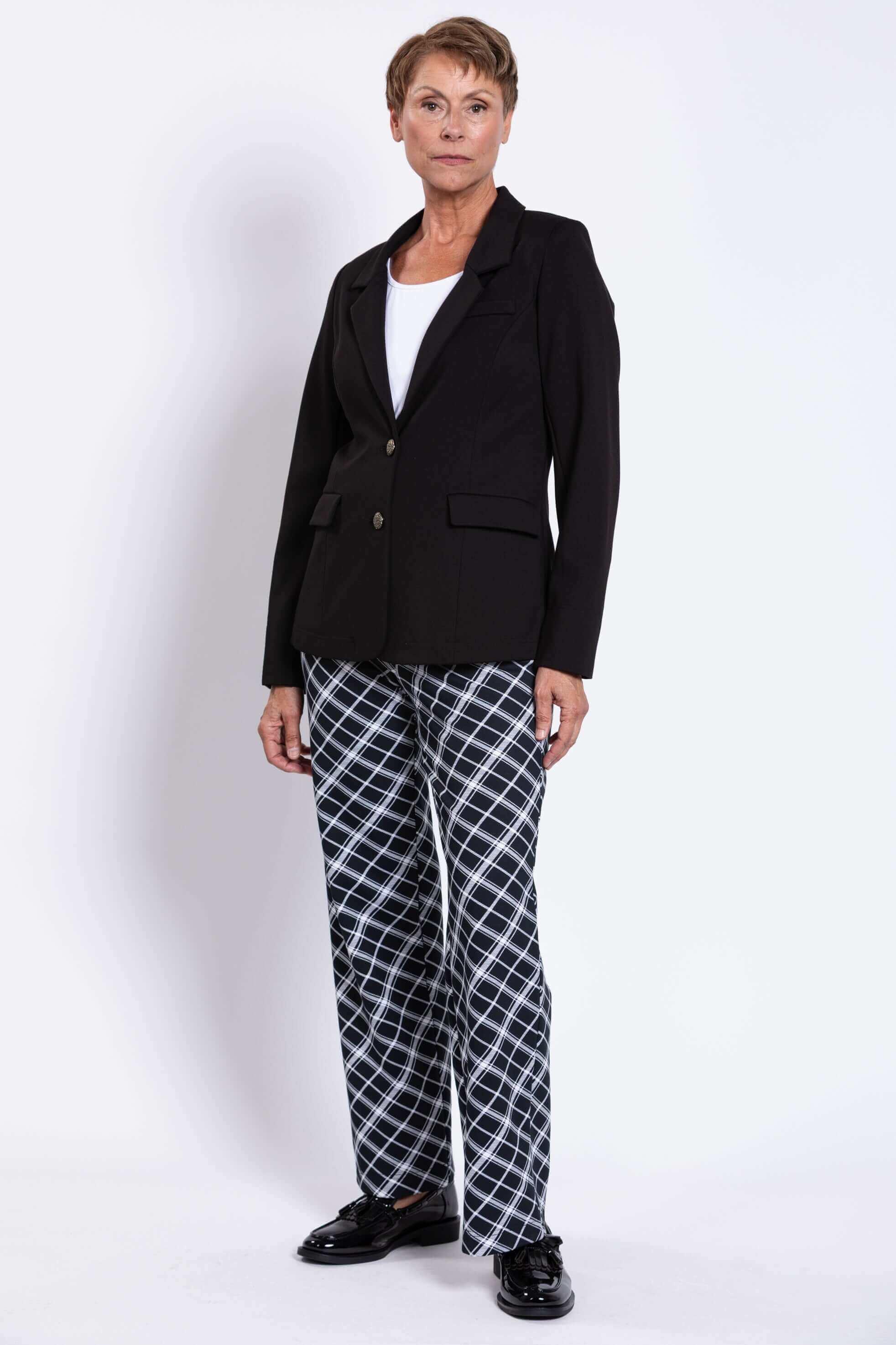 Kacey Blazer, Black, Modal - Image 3