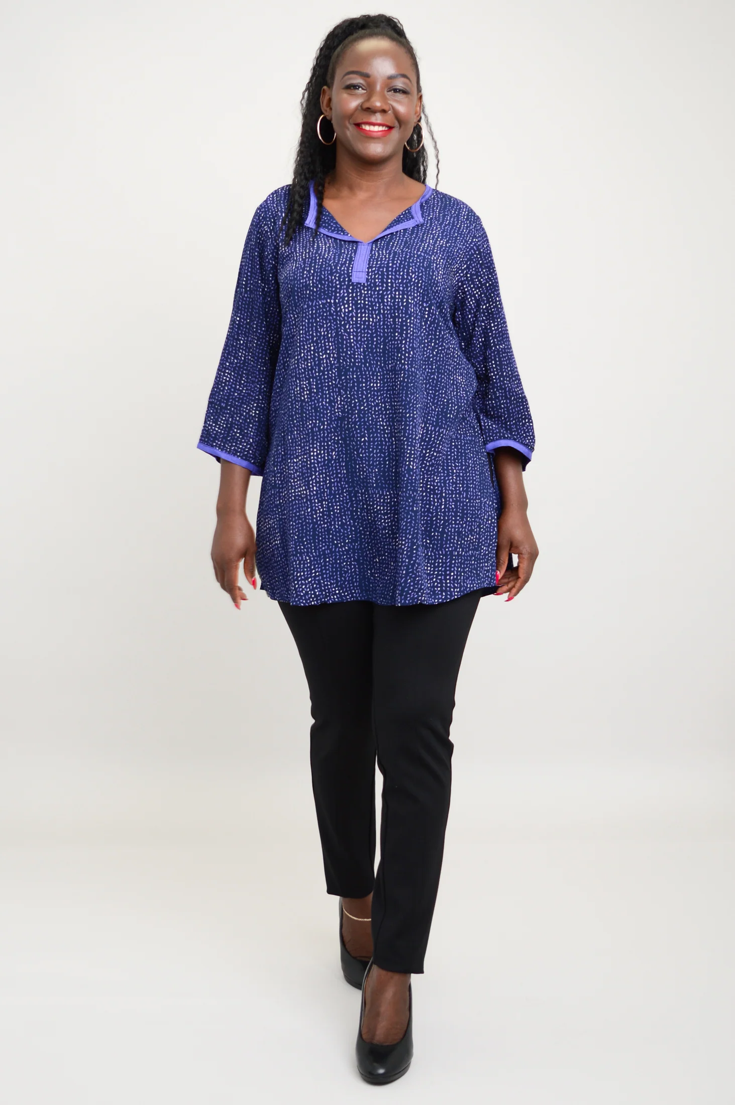 Kary Top, Akimi Purple - Final Sale - Image 3