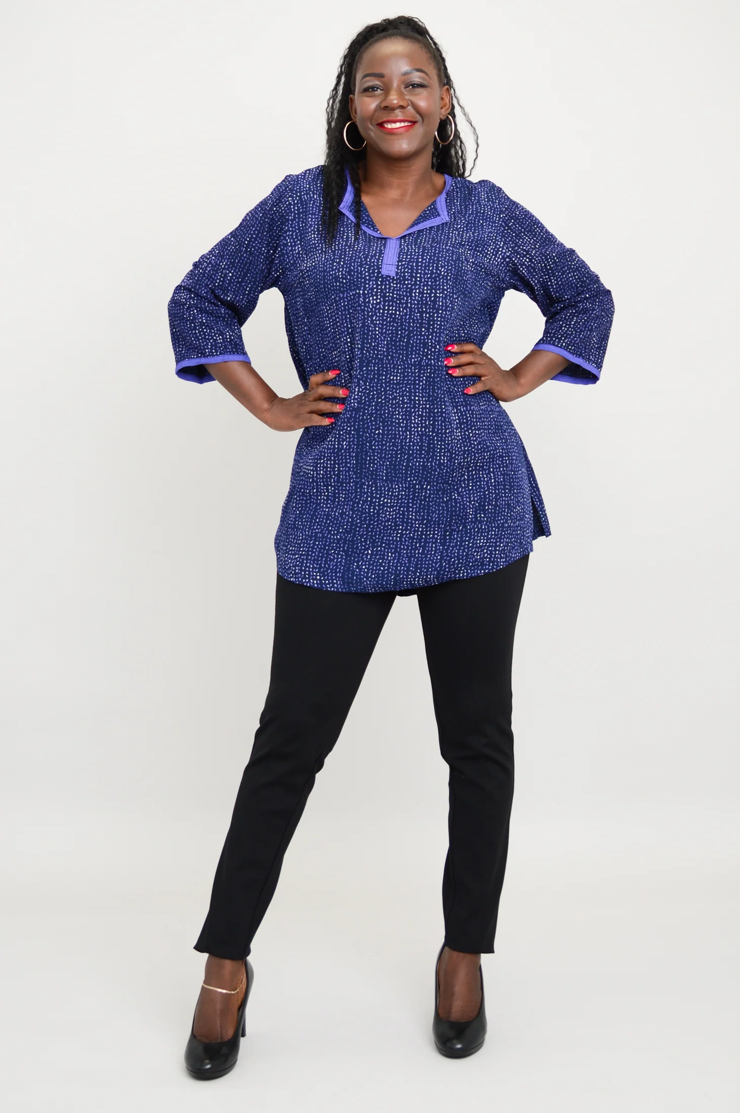 Kary Top, Akimi Purple - Final Sale - Image 4
